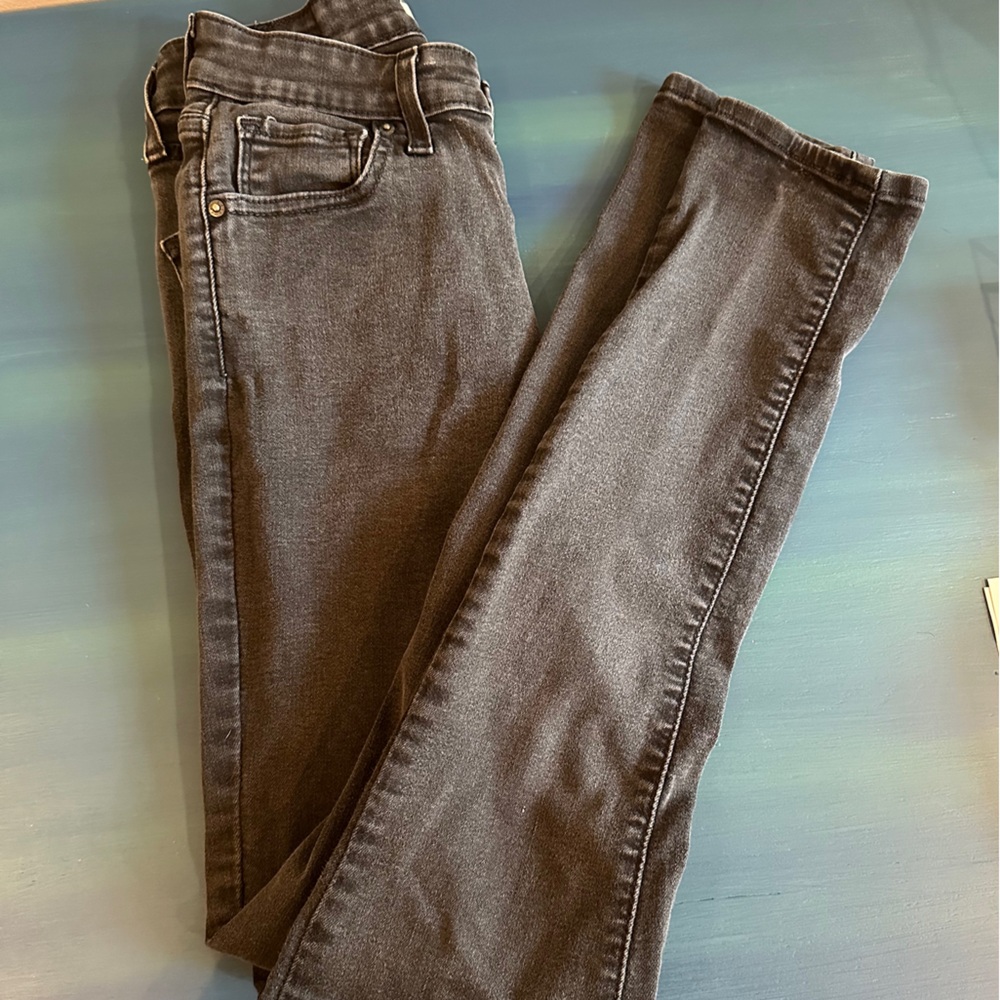 Levi’s Black Washed Denim High Rise Skinny Jeans Leggings